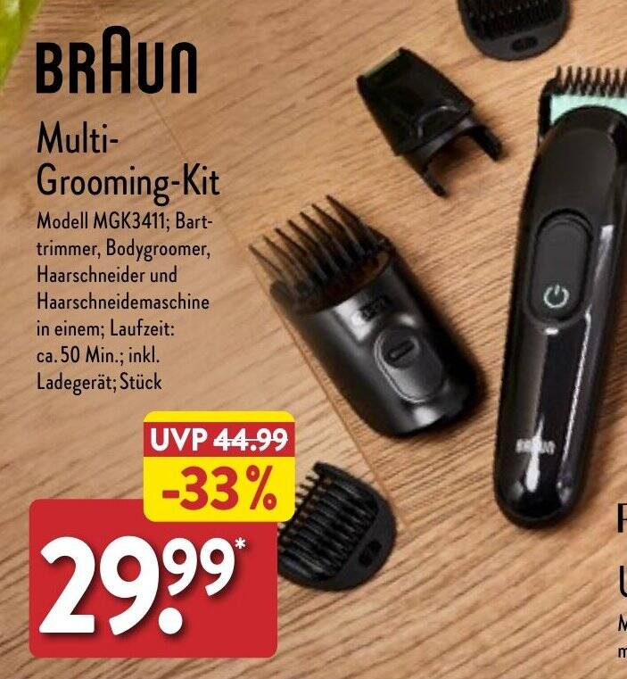 BRAUN MultiGroomingKit Angebot bei Aldi Nord