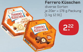 akzenta Ferrero Küsschen 178 g Packung Angebot