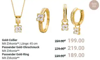 Globus Gold-Collier Angebot