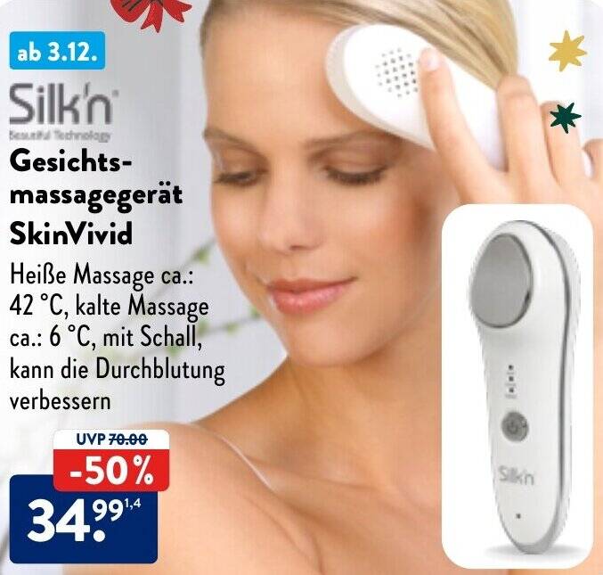 Silk'n Gesichtsmassagegerät SkinVivid Angebot bei Aldi Nord