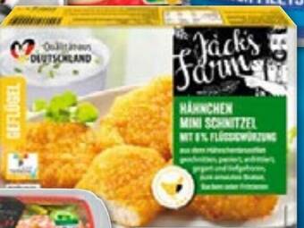 Aldi Nord Jack's Farm Hähnchen Mini Schnitzel 500 g Packung Angebot
