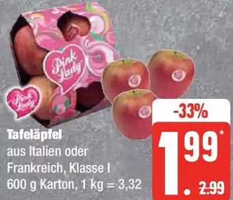 Edeka Pink Lady Tafeläpfel 600 g Karton Angebot