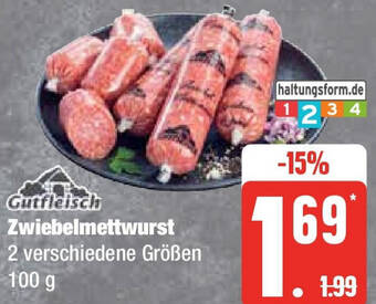 Edeka Gutfleisch Zwiebelmettwurst 100 g Angebot