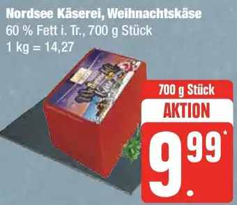 Edeka Nordsee Käserei, Weihnachtskäse 700 g Stück Angebot