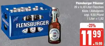 Edeka Flensburger Pilsener 20 x 0,33 Liter Flaschen Angebot