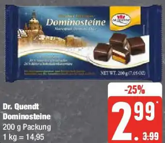 Marktkauf Dr. Quendt Dominosteine 200 g Packung Angebot