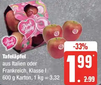 Marktkauf Pink Lady Tafeläpfel 600 g Karton Angebot