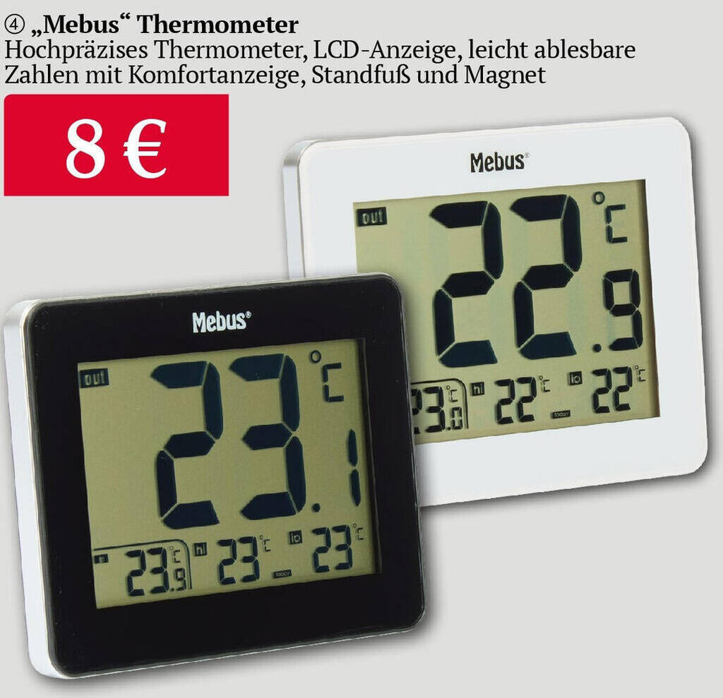 Mebus Thermometer Angebot bei Woolworth