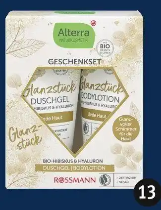 Rossmann Alterra Geschenkset Glanzstück Angebot