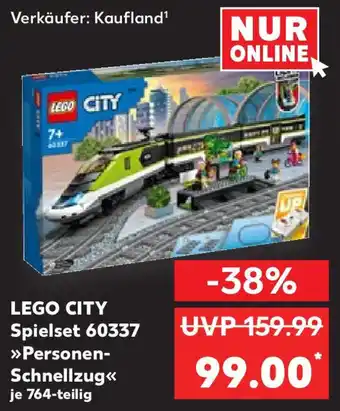 Kaufland LEGO CITY Spielset 60337 >>Personen- 24.95 Schnellzug<< Angebot