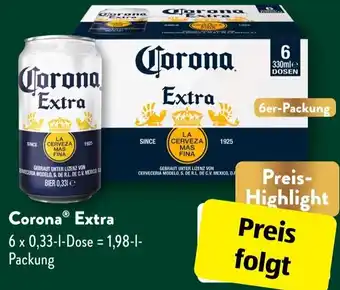 Aldi Süd Corona Extra 6 x 0,33 L Dose Angebot