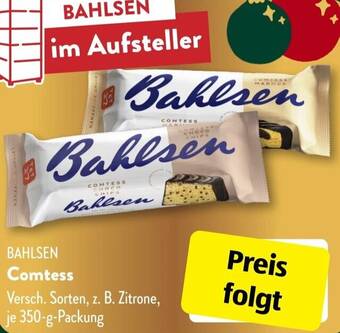 Aldi Süd BAHLSEN Comtess 350 g Packung Angebot