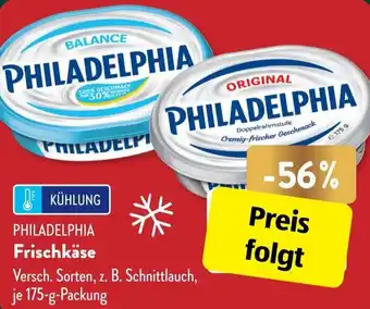 Aldi Süd PHILADELPHIA Frischkäse 175 g Packung Angebot