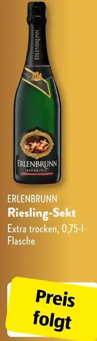 Aldi Süd ERLENBRUNN Riesling-Sekt 0,75 L Flasche Angebot