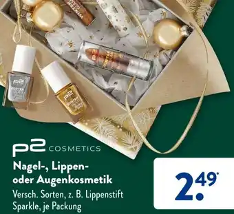 Aldi Süd p2 Cosmetics Nagel, Lippen oder Augenkosmetik Angebot