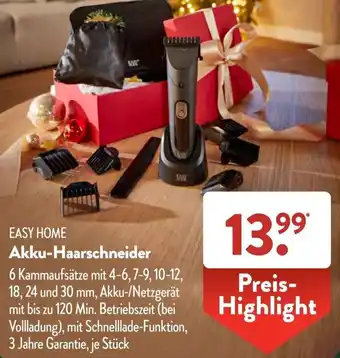 Aldi Süd EASY HOME Akku-Haarschneider Angebot