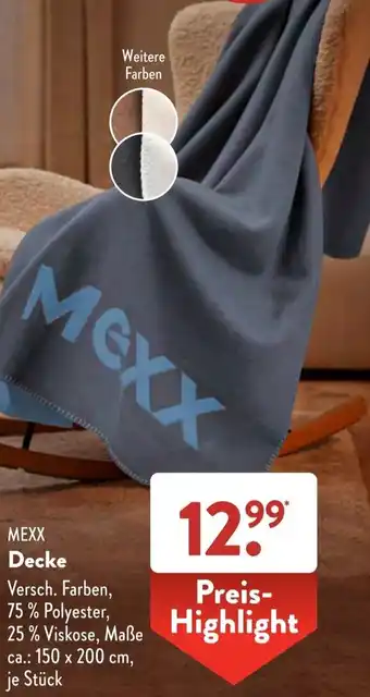 Aldi Süd MEXX Decke Angebot