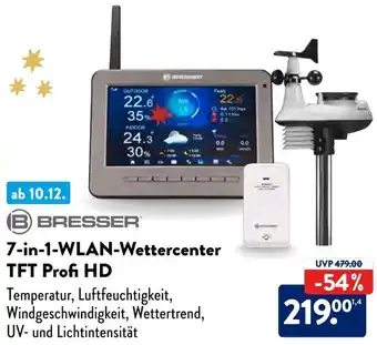 Aldi Süd BRESSER 7-in-1-WLAN-Wettercenter TFT Profi HD Angebot