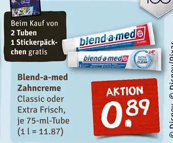 nahkauf Blend-a-med Zahncreme Classic oder Extra Frisch, je 75-ml Angebot