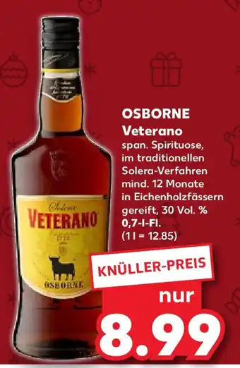 Kaufland OSBORNE Veterano 0,7 l Fl. Angebot