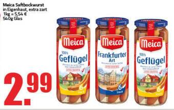 Ihr Frischmarkt Meica Saftbockwurst in Eigenhaut, extra zart 540g Glas Angebot