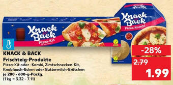 Kaufland Knack Back Frischteig-Produkte 280-600 g Packg. Angebot