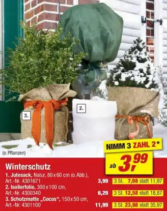 toom Baumarkt Winterschutz Angebot