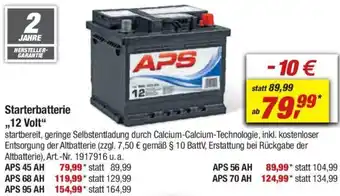 toom Baumarkt APS Starterbatterie ,,12 Volt" Angebot