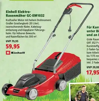 Thomas Philipps Einhell Elektro Rasenmäher GC-EM1032 Angebot