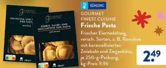 Aldi Süd GOURMET FINEST CUISINE Frische Pasta 250 g Packung Angebot