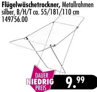 Möbel Boss Flügelwäschetrockner Angebot