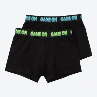 NKD Jungen-retroshorts mit kontrast-webbund, 2er-pack Angebot