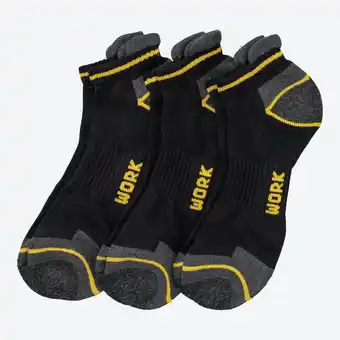 NKD Herren-arbeits-sneaker-socken, 3er-pack Angebot