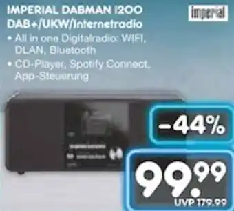 Netto Marken-Discount IMPERIAL DABMAN 1200 DAB+/UKW/Internetradio Angebot