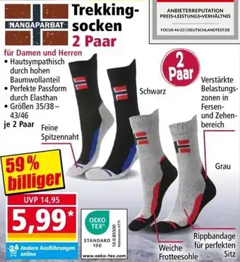 Norma NANGAPARBAT Trekkingsocken 2 Paar Angebot