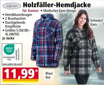 Norma ElleNor Holzfäller Hemdjacke Angebot