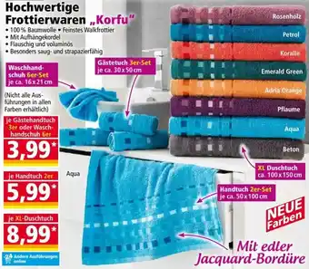 Norma SENSINO Hochwertige Frottierwaren „Korfu“ Angebot