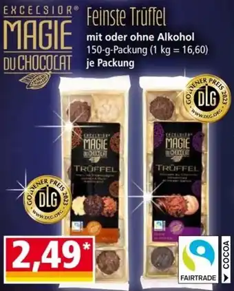 Norma EXCELSIOR MAGIE DU CHOCOLAT Feinste Trüffel 150 g Packung Angebot