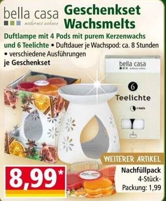 Norma bella casa Geschenkset Wachsmelts Angebot