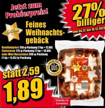 Norma Goldora Feines Weihnachtsgebäck 150/175 g Packung Angebot