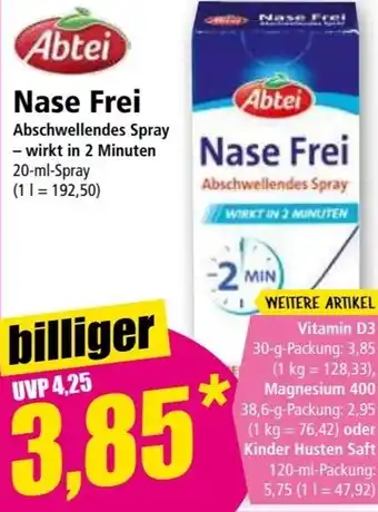 Norma Abtei Nase Frei 20 ml Spray Angebot