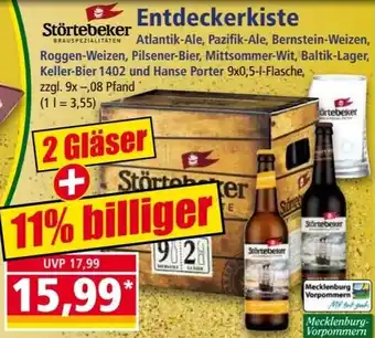 Norma Störtebeker Entdeckerkiste 9x0,5 L Flasche Angebot