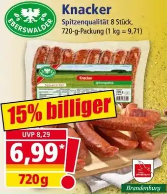 Norma EBERSWALDER Knacker 720 g Packung Angebot