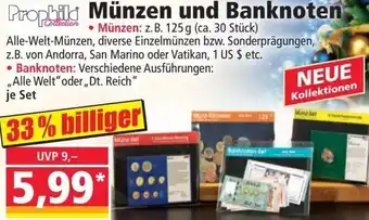 Norma Prophila Münzen und Banknoten Angebot