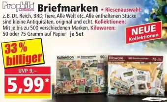 Norma Prophila Briefmarken Angebot