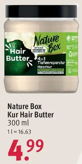 Rossmann Nature Box Kur Hair Butter 300 ml Angebot