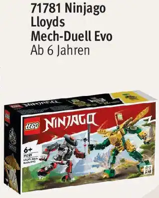 Rossmann LEGO 71781 Ninjago Lloyds Mech-Duell Evo Angebot