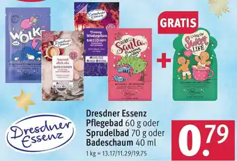 Rossmann Dresdner Essenz Pflegebad 60 g oder Sprudelbad 70 g oder Badeschaum 40 ml Angebot