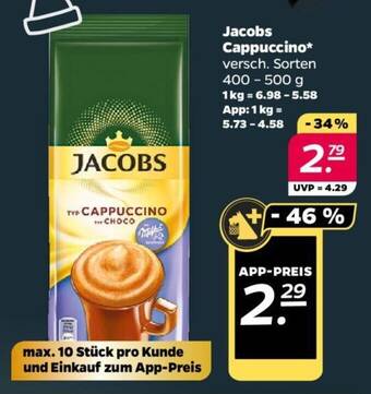 NETTO Jacobs Cappuccino 400 - 500 g Angebot