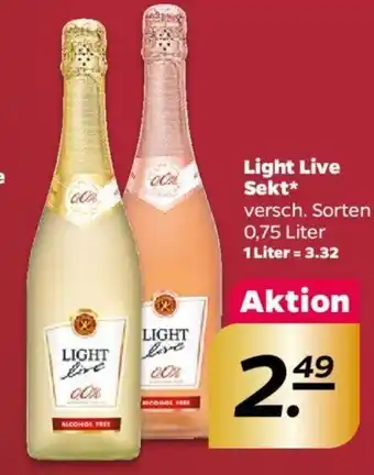 NETTO Light Live Sekt 0,75 Liter Angebot